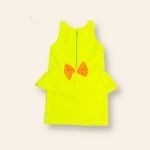 CCGDRS10 heart neon mini dress